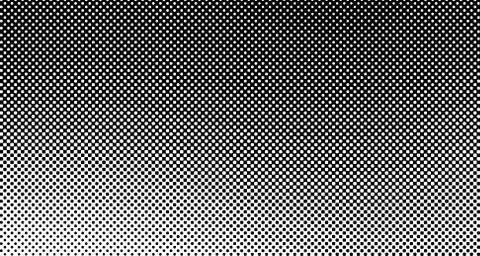 Halftone wave background. Curved gradient texture or pattern. Vertical gradie Stock Illustration