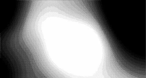 Halftone wave background. Curved gradient texture or pattern. Vertical gradie Illustrazione stock