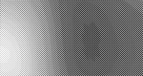Halftone wave background. Curved gradient texture or pattern. Vertical gradie Stock Illustration