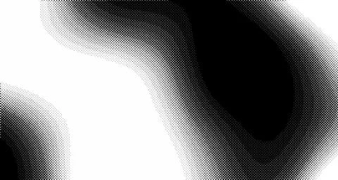 Halftone wave background. Curved gradient texture or pattern. Vertical gradie 스톡 일러스트