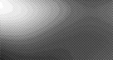 Halftone wave background. Curved gradient texture or pattern. Vertical gradie Stock Illustration