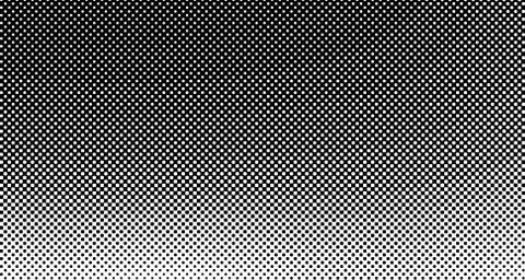 Halftone wave background. Curved gradient texture or pattern. Vertical gradie Stock Illustration