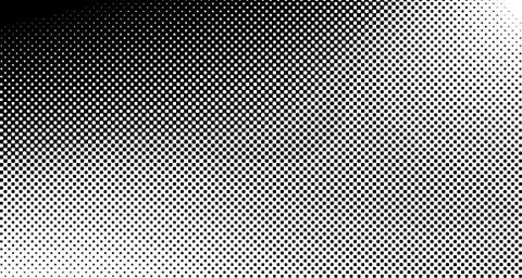 Halftone wave background. Curved gradient texture or pattern. Vertical gradie Stock Illustration