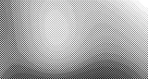 Halftone wave background. Curved gradient texture or pattern. Vertical gradie Stockillustratie
