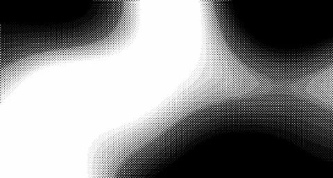 Halftone wave background. Curved gradient texture or pattern. Vertical gradie 스톡 일러스트