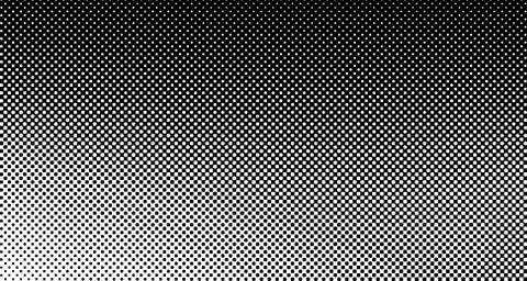 Halftone wave background. Curved gradient texture or pattern. Vertical gradie Stock Illustration