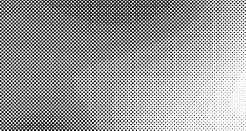 Halftone wave background. Curved gradient texture or pattern. Vertical gradie Illustrazione stock