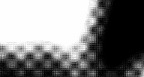 Halftone wave background. Curved gradient texture or pattern. Vertical gradie Stock Illustration