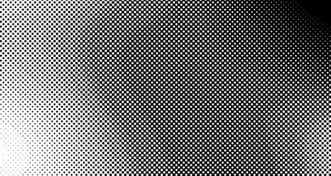 Halftone wave background. Curved gradient texture or pattern. Vertical gradie Stock Illustration