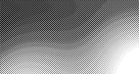 Halftone wave background. Curved gradient texture or pattern. Vertical gradie Illustrazione stock
