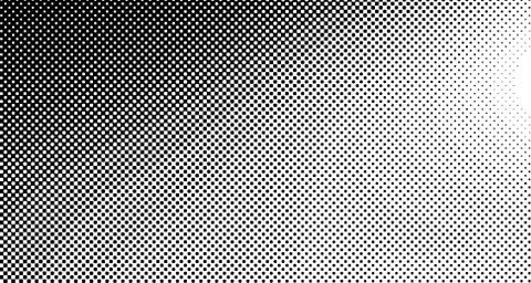 Halftone wave background. Curved gradient texture or pattern. Vertical gradie Illustrazione stock