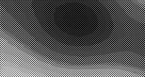 Halftone wave background. Curved gradient texture or pattern. Vertical gradie Stock Illustration