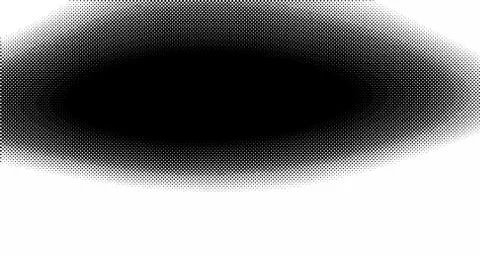 Halftone wave background. Curved gradient texture or pattern. Vertical gradie Stock Illustration