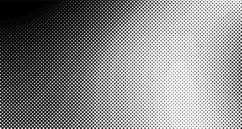 Halftone wave background. Curved gradient texture or pattern. Vertical gradie Illustrazione stock