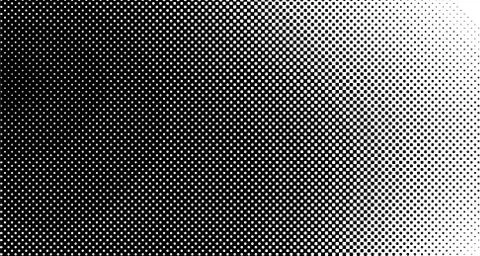 Halftone wave background. Curved gradient texture or pattern. Vertical gradie Illustrazione stock