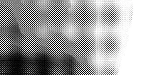 Halftone wave background. Curved gradient texture or pattern. Vertical gradie Stock Illustration