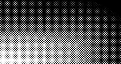 Halftone wave background. Curved gradient texture or pattern. Vertical gradie 스톡 일러스트