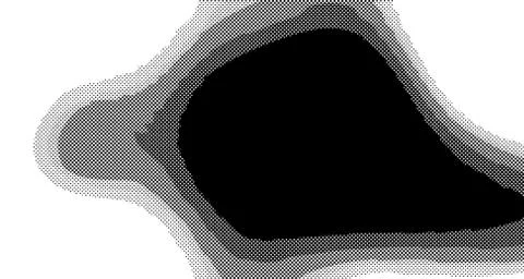 Halftone wave background. Curved gradient texture or pattern. Vertical gradie 스톡 일러스트