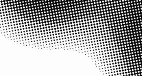 Halftone wave background. Curved gradient texture or pattern. Vertical gradie Illustrazione stock