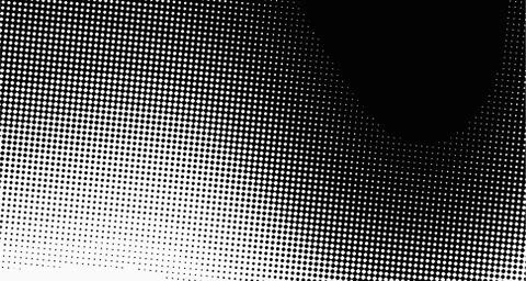 Halftone wave background. Curved gradient texture or pattern. Vertical gradie Stock Illustration