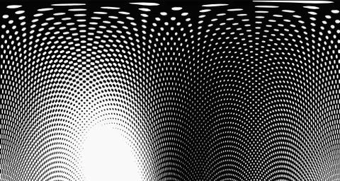Halftone wave background. Curved gradient texture or pattern. Vertical gradie イラスト素材