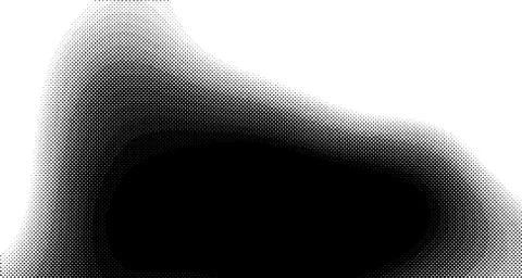 Halftone wave background. Curved gradient texture or pattern. Vertical gradie Illustrazione stock