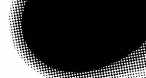 Halftone wave background. Curved gradient texture or pattern. Vertical gradie Illustrazione stock