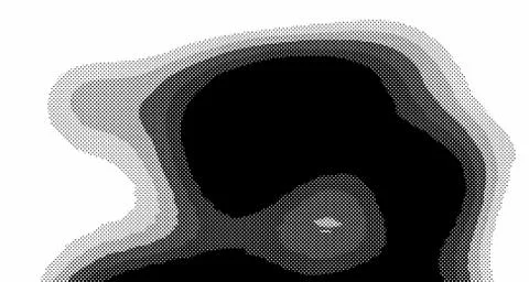 Halftone wave background. Curved gradient texture or pattern. Vertical gradie イラスト素材