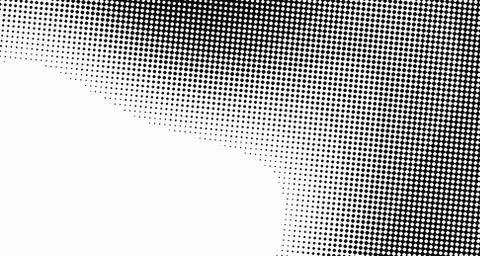 Halftone wave background. Curved gradient texture or pattern. Vertical gradie Illustrazione stock