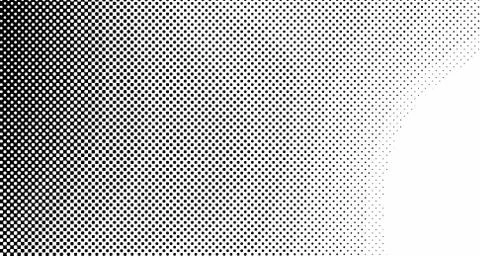 Halftone wave background. Curved gradient texture or pattern. Vertical gradie Illustrazione stock