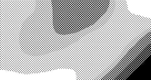 Halftone wave background. Curved gradient texture or pattern. Vertical gradie Illustrazione stock
