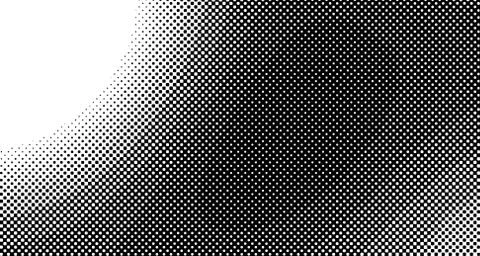 Halftone wave background. Curved gradient texture or pattern. Vertical gradie Stock Illustration