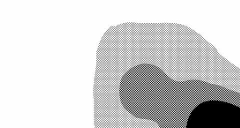 Halftone wave background. Curved gradient texture or pattern. Vertical gradie Stock Illustration