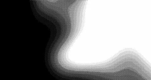 Halftone wave background. Curved gradient texture or pattern. Vertical gradie Stock Illustration