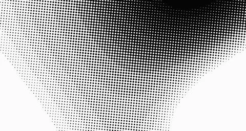 Halftone wave background. Curved gradient texture or pattern. Vertical gradie Illustrazione stock