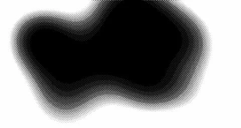 Halftone wave background. Curved gradient texture or pattern. Vertical gradie Illustrazione stock