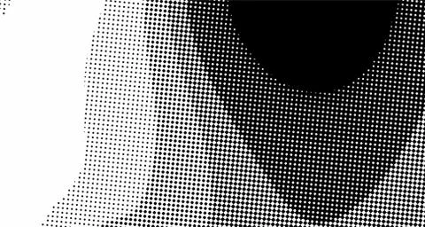 Halftone wave background. Curved gradient texture or pattern. Vertical gradie Stock Illustration