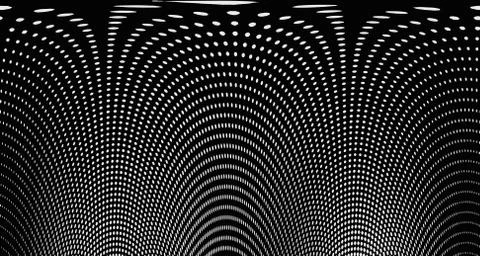 Halftone wave background. Curved gradient texture or pattern. Vertical gradie 스톡 일러스트