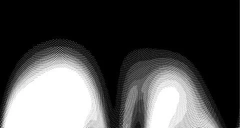 Halftone wave background. Curved gradient texture or pattern. Vertical gradie イラスト素材