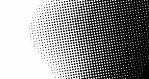 Halftone wave background. Curved gradient texture or pattern. Vertical gradie イラスト素材