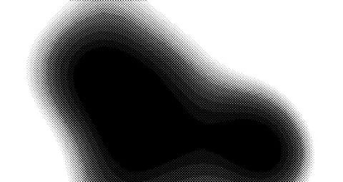 Halftone wave background. Curved gradient texture or pattern. Vertical gradie Stock Illustration