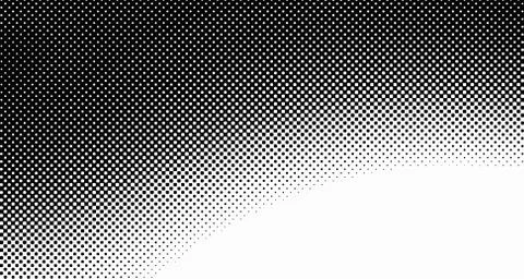 Halftone wave background. Curved gradient texture or pattern. Vertical gradie 스톡 일러스트