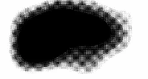 Halftone wave background. Curved gradient texture or pattern. Vertical gradie イラスト素材