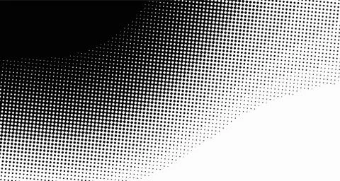 Halftone wave background. Curved gradient texture or pattern. Vertical gradie イラスト素材