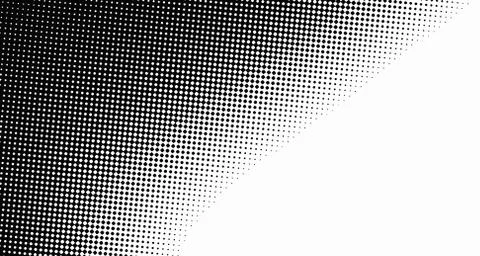 Halftone wave background. Curved gradient texture or pattern. Vertical gradie Stock Illustration
