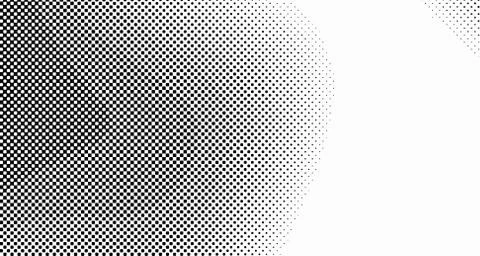 Halftone wave background. Curved gradient texture or pattern. Vertical gradie Illustrazione stock