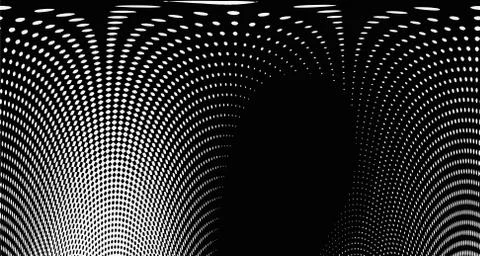 Halftone wave background. Curved gradient texture or pattern. Vertical gradie イラスト素材