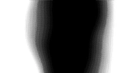 Halftone wave background. Curved gradient texture or pattern. Vertical gradie Stock Illustration