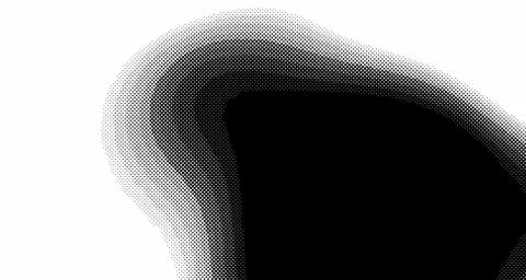 Halftone wave background. Curved gradient texture or pattern. Vertical gradie 스톡 일러스트