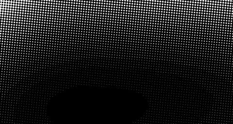 Halftone wave background. Curved gradient texture or pattern. Vertical gradie Stock Illustration